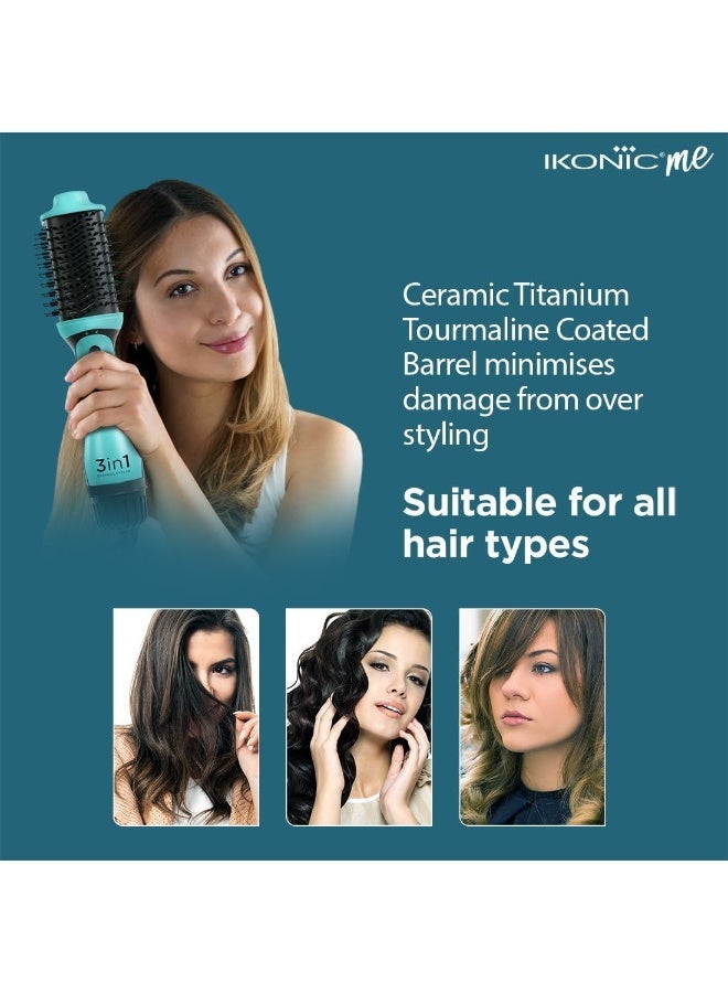 IKONIC ME- 3 IN 1 EXPRESS STYLER - COMBINES A CONVENTIONAL BLOW DRYER WITH A VOLUMIZER AND A STYLER (Tiffany) - Image 3