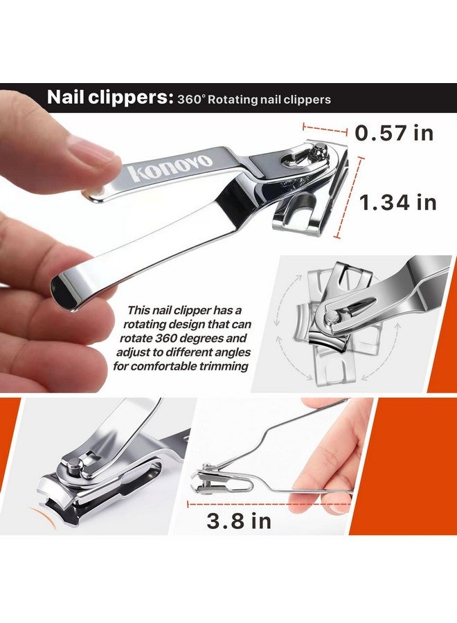 konovo Konovo Ingrown Toenail Tool Kit 9 Pcs, Toe Nail Clippers for Adult and Seniors, Large Toenail Clipper for Ingrown Toenail Treatment/Thick Nails - Image 4