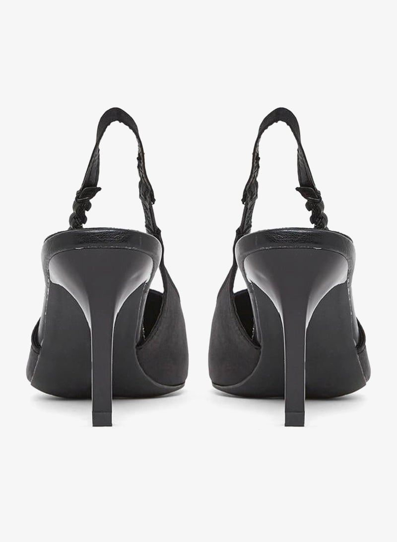 Styli Embellished Side Strap Stiletto Heel Sandals - Image 4