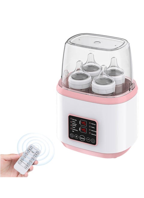 Baby Bottle Warmer 8 in 1 Fast Milk Warmer Baby Bottle Steamer Food Heater Milk Defrost Accurate Temperature Control Bottle Warmer for Baby Milk
