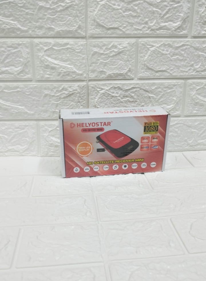 HELYOSTAR HD Satellite TWIN LED Display Receiver Mini