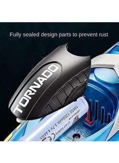 Y&D 2.4G Remote Control High Speed Boat LED Light Toy Boat-Orange  - Image 3