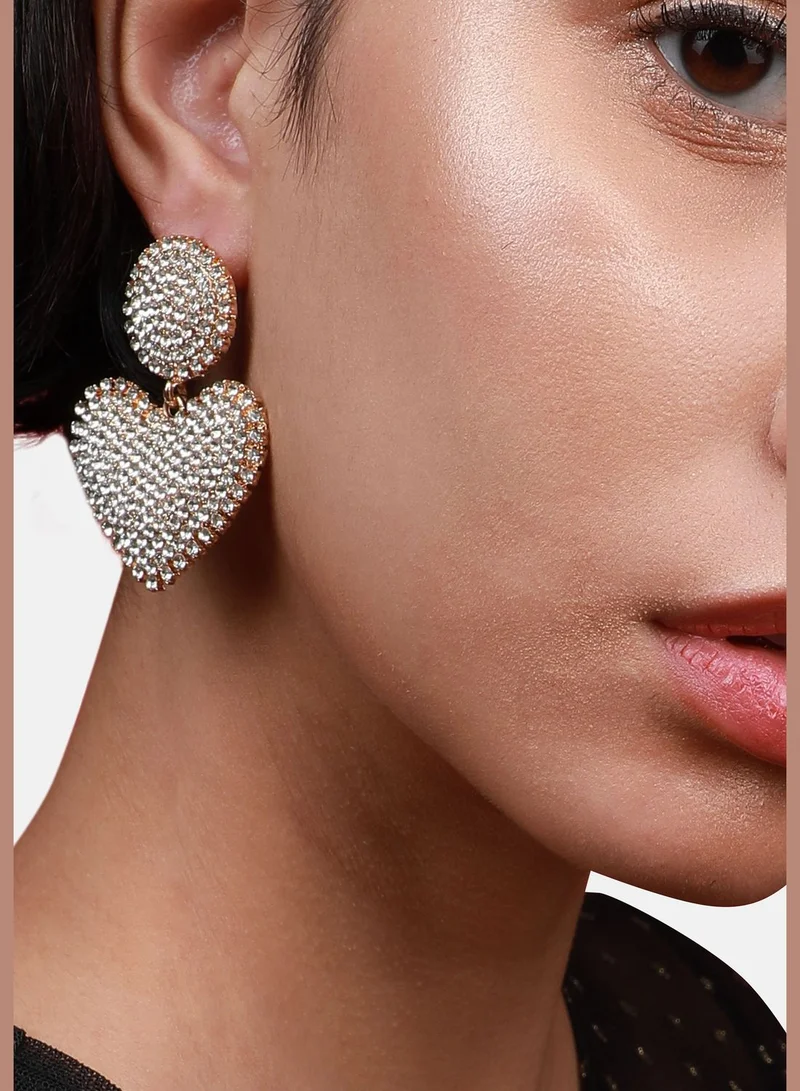 SOHI Gold Plated Designer Western Wear Drop Earring For Women