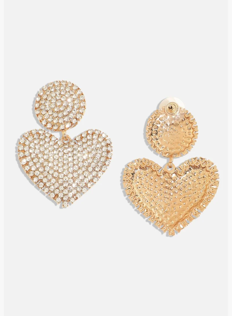 SOHI Gold Plated Designer Western Wear Drop Earring For Women