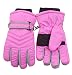 kimmyku Waterproof Thinsulate Snow Ski Winter Gloves for Kids Toddlers Boy Girls Light Pink - Image 2