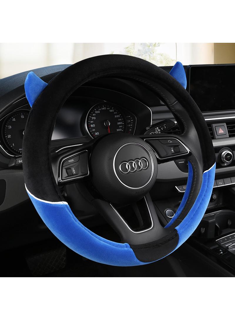 Generic Creative car steering wheel cover cartoon plush handle gloves 38cm 