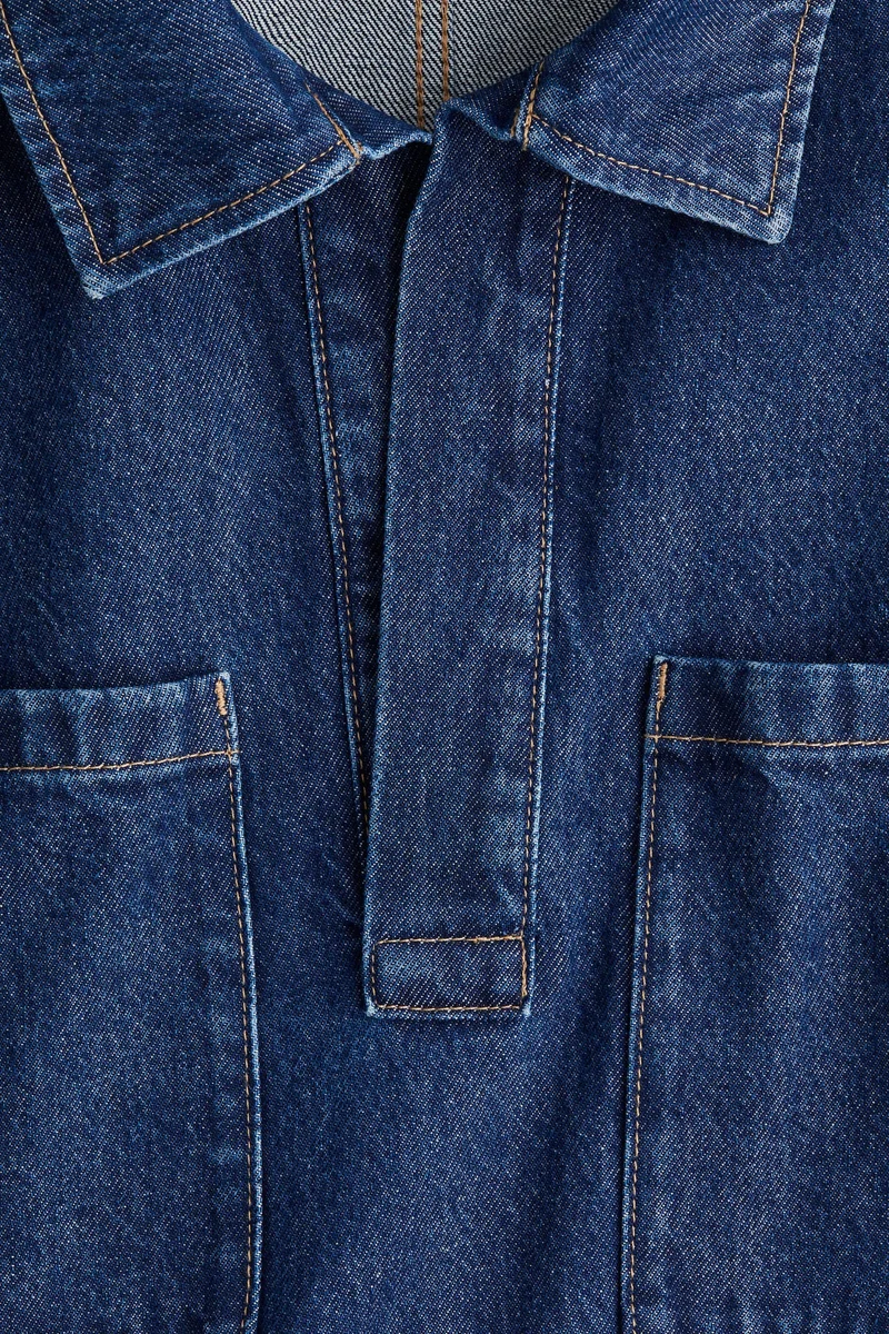 H&M Oversized popover denim shirt