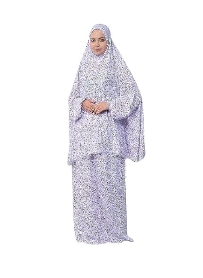 Generic Multi-colored 2-piece prayer set that fits all sizes and does not show body lines, high-quality prayer clothing 