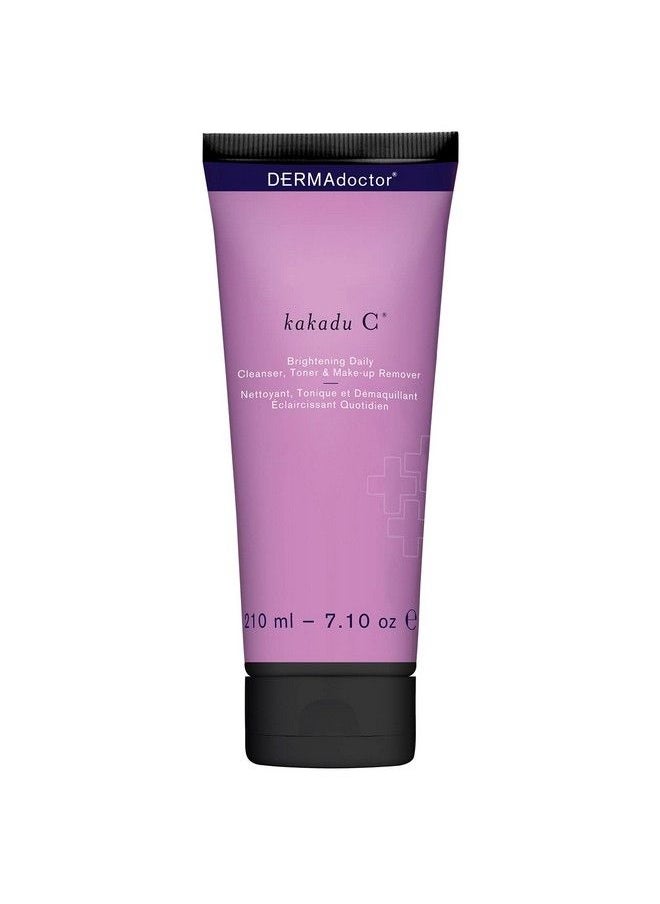 DERMAdoctor Kakadu C Brightening Daily Cleanser Toner & Makeup Remover 210Ml/7.10Oz  - Image 1