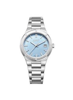 ECSTACY Ecstacy Women's GM10 Movement Watch, Analog Display and Stainless Steel Strap - E23509-SBSL, Silver  - Image 1
