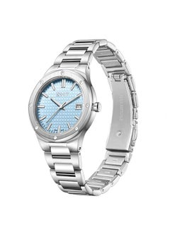 ECSTACY Ecstacy Women's GM10 Movement Watch, Analog Display and Stainless Steel Strap - E23509-SBSL, Silver  - Image 2