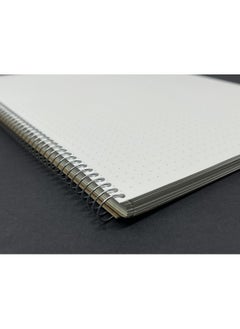 2 Pieces Set Spiral Dotted Notebooks, 5Mm Dot Grid (A4), Note Basic 8.98 X 11.69 Inches, 100 Sheets 0.5Mm Hole 19.1Mm Coil Writing Paper 80Gsm Suitable For Maths And School Supplies - pzsku/Z4F7B0AE6CD1E26D9001EZ/45/_/1719482119/09d45411-4004-4b8f-8291-9b34aad4bd59