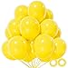 KUULBELA 110pcs Yellow Balloons 12 InchYellow Latex Balloons for Birthday Party Baby Shower Weddingwith 2 Ribbons - Image 2