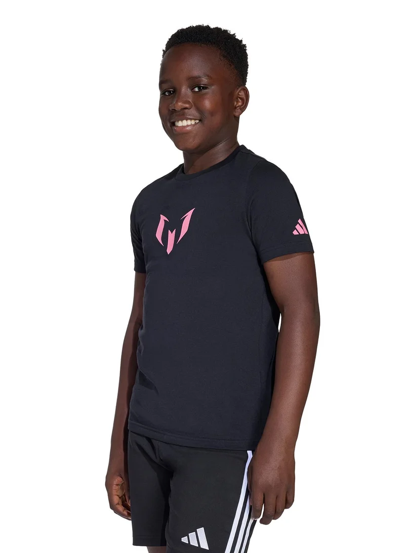 اديداس تيشيرت بطبعة اسم ورقم ميسي للأطفال