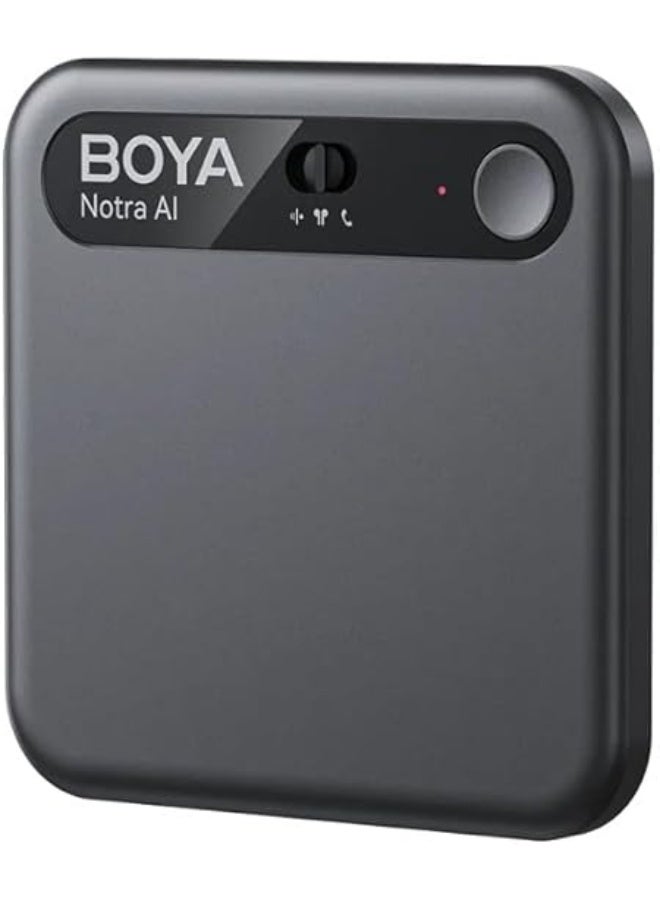 Boya Notra 64 GB AI Voice Recorder (Black)