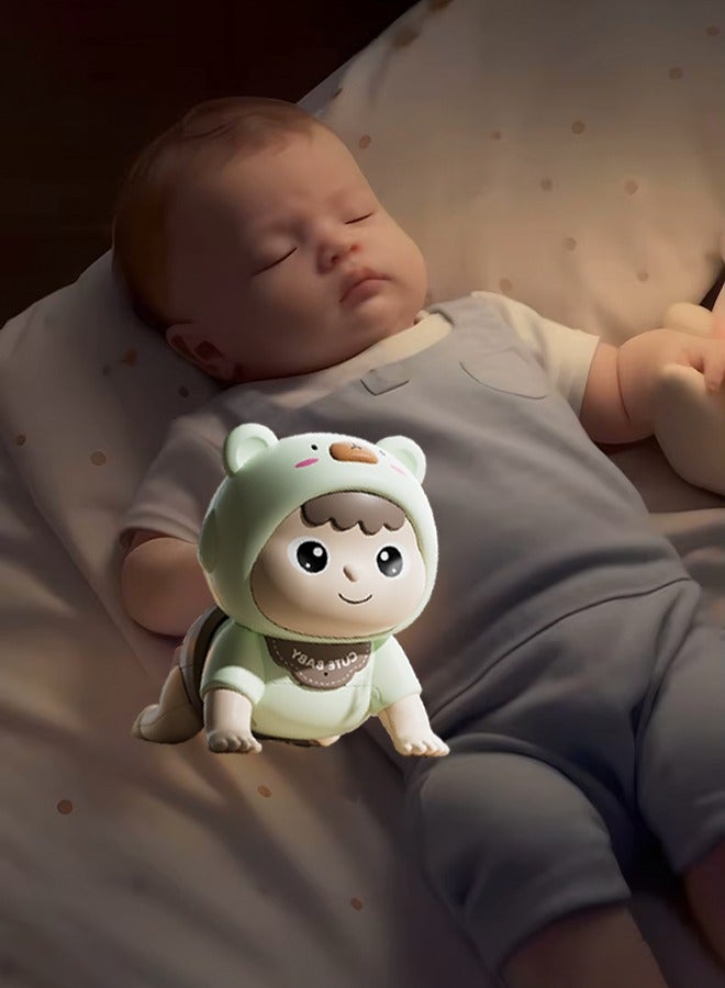 لعبة زحف للأطفال، لعبة تعليمية أساسية للأطفال في مرحلة الطفولة المبكرة، لعبة موسيقية كهربائية للزحف، لعبة وقت الاستلقاء على البطن للرضع، لعبة لتنمية الحواس، ألعاب موسيقية للأطفال الصغار، لعبة تفاعلية للأطفال، دمية زحف ممتعة لزحف الطفل، رفع الرأس والتحدث - Image 3