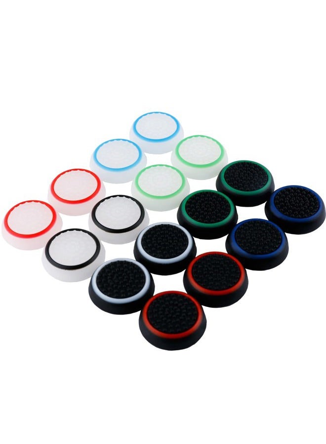 SUBANG 8 Pairs Thumb Grips Silicone Thumb Stick Noctilucent For PS3 /PS4/PS2//Xbox 360 /Xbox One Analog Stick Caps Replacement - Image 1