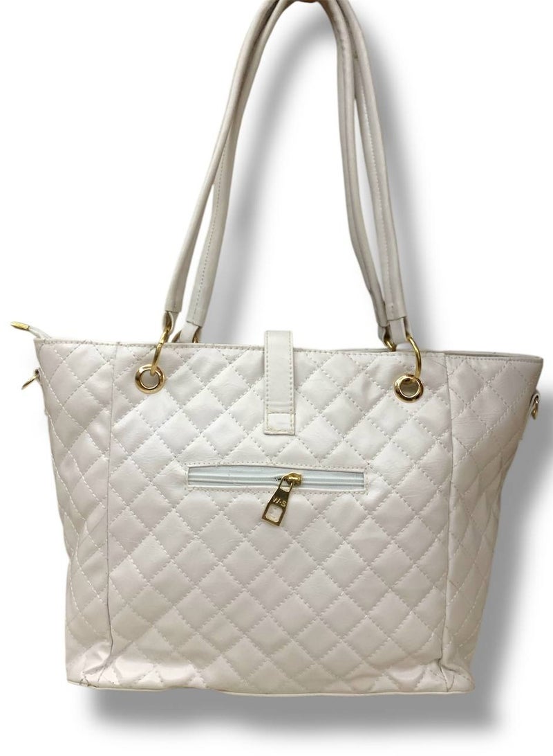 White Crossbody & Shoulder Handbag for Women  - Image 2