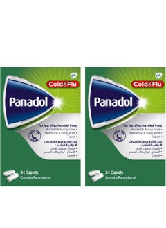 Panadol Pack Of 2 Panadol Cold And Flu Caplet 24 Pcs  - Image 1