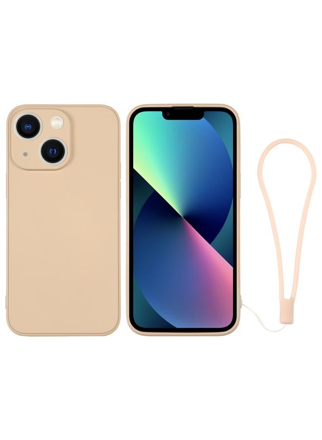 S-TOP Case For iPhone 13 mini Silicone Phone Case with Wrist Strap - Image 1