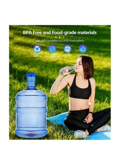 Y&D 5 Gallon Water Jug Cap Reusable Dust Proof Double Sealed Non Spill Silicone Lids Bottle top caps lids Plug Replacement for Dispenser Bottles 4Pcs  - Image 5