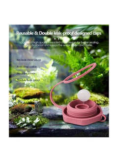 Y&D 5 Gallon Water Jug Cap Reusable Dust Proof Double Sealed Non Spill Silicone Lids Bottle top caps lids Plug Replacement for Dispenser Bottles 4Pcs  - Image 4