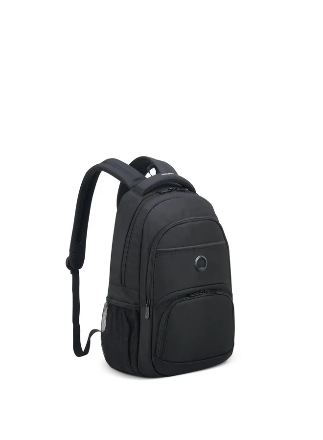 DELSEY Paris Element Aviator 15.6" Laptop Protection 2 Compartment Backpack -Black