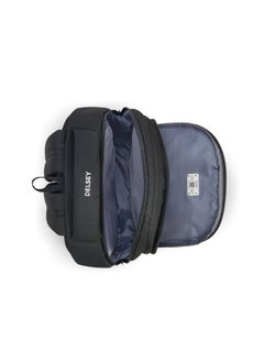 DELSEY Paris Element Aviator 15.6" Laptop Protection 2 Compartment Backpack -Black  - Image 4
