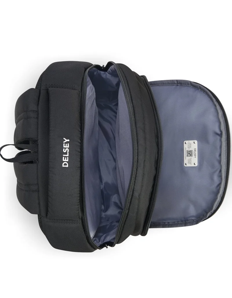 DELSEY Paris  Element Aviator 15.6-Inch 2-Compartment Backpack (With Laptop Protection) - Black  | Best Price UAE