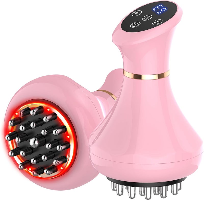 NENRENT Lymphatic Drainage Massager, Anti-Cellulite Massager For Body Cellulite and Thigh & Belly Stretch Marks Reduction, Handheld Massage tools for lymphedema & lipedema, Sciatica Nerve pain relief Devices - Image 1