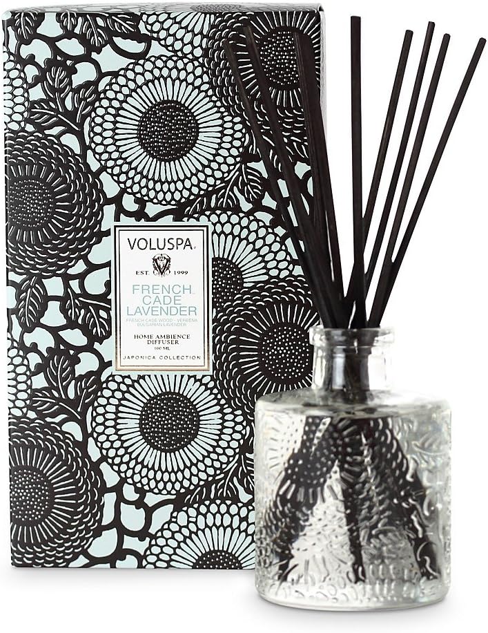 Voluspa French Cade & Lavender Mini Diffuser - 100 ml (3.3 oz) - Japonica Collection