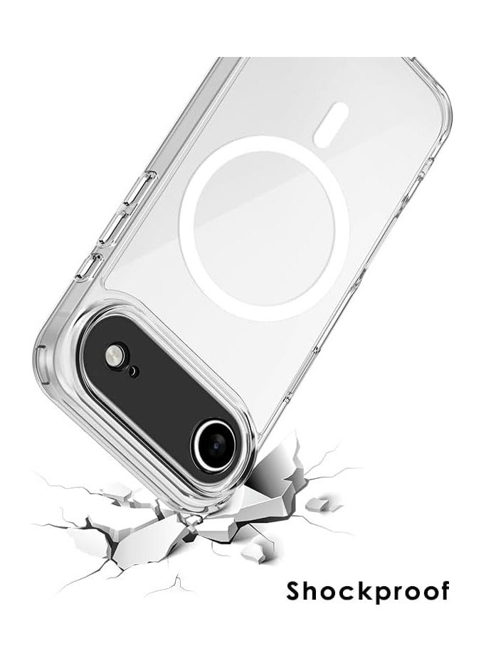 موبكوس جراب آيفون  إير شفاف بغطاء حماية نحيف، خفيف الوزن، متوافق مع الشحن المغناطيسي - Image 4