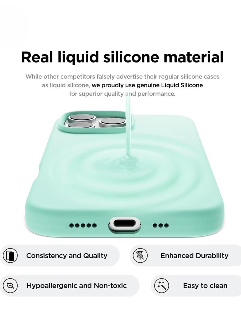 Raxoom iPhone 16 Pro Case Cover – Aqua Blue, Full Body Protection, Shockproof, Slim Design with Anti-Scratch Soft Microfiber Lining - Image 3