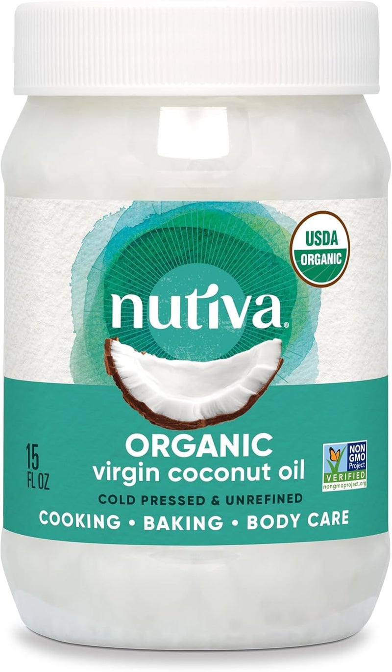 Nutiva Organic Virgin Coconut Oil - 444 ml - Image 1