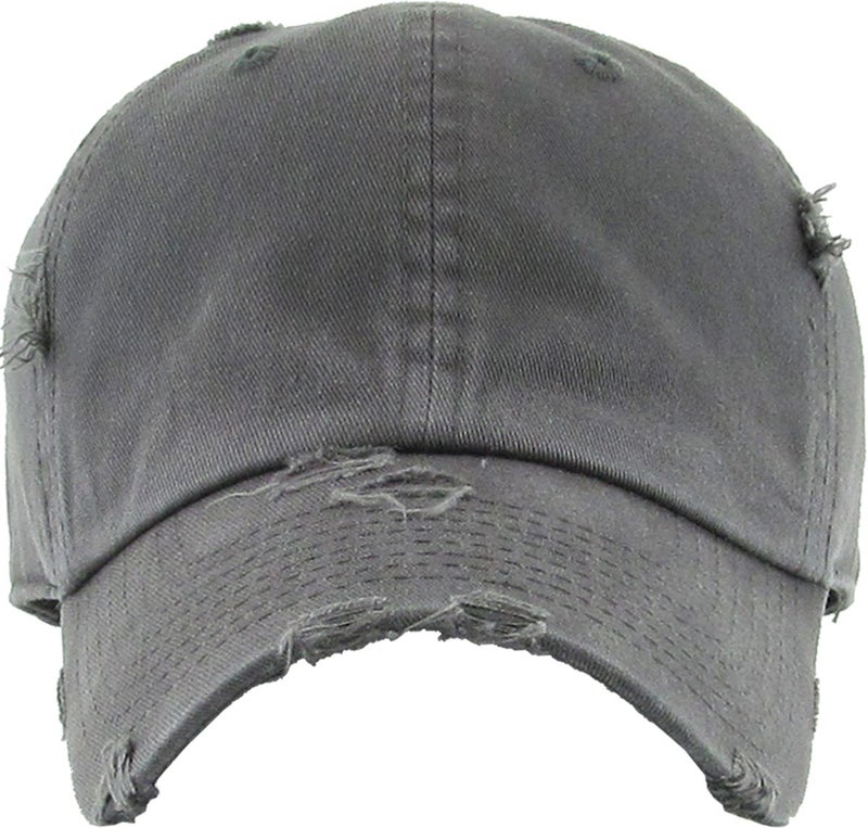 KBETHOS KBE-VINTAGE DGY Trucker Mesh Cotton Baseball Cap, Dark Gray - Image 2