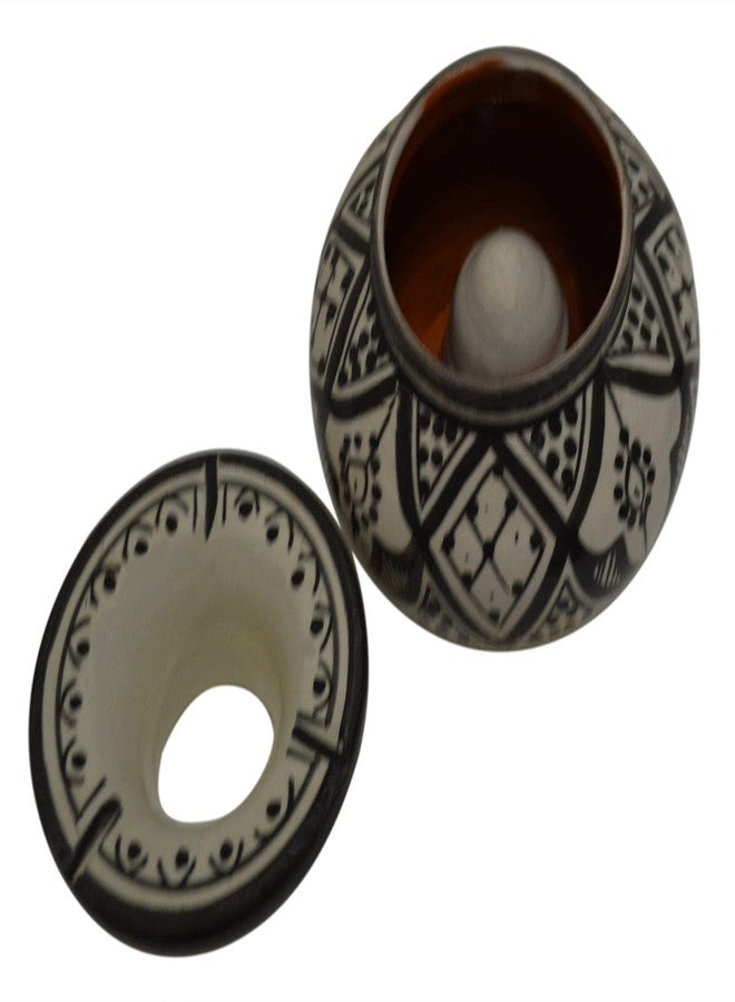 Treasures Of Morocco منافض سجائر سيراميك مغربية مصنوعة يدوياً، تصميم رائع بألوان زاهية، كبيرة الحجم، مناسبة للسيجار بدون دخان - Image 3