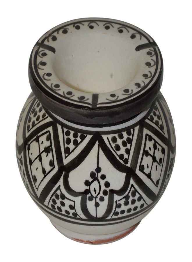 Treasures Of Morocco منافض سجائر سيراميك مغربية مصنوعة يدوياً، تصميم رائع بألوان زاهية، كبيرة الحجم، مناسبة للسيجار بدون دخان - Image 4