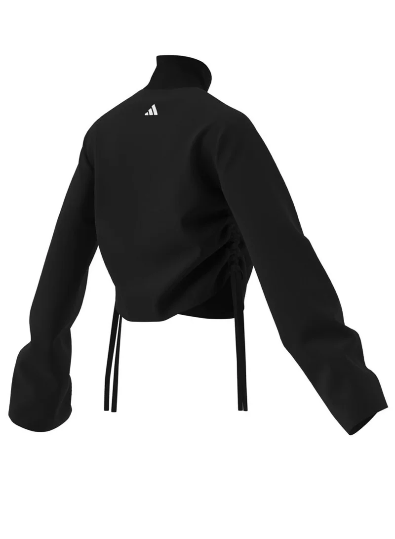 اديداس Adidas W Fn Longsleeve Black T-Shirt (Long Sleeve) T-Shirts For Women