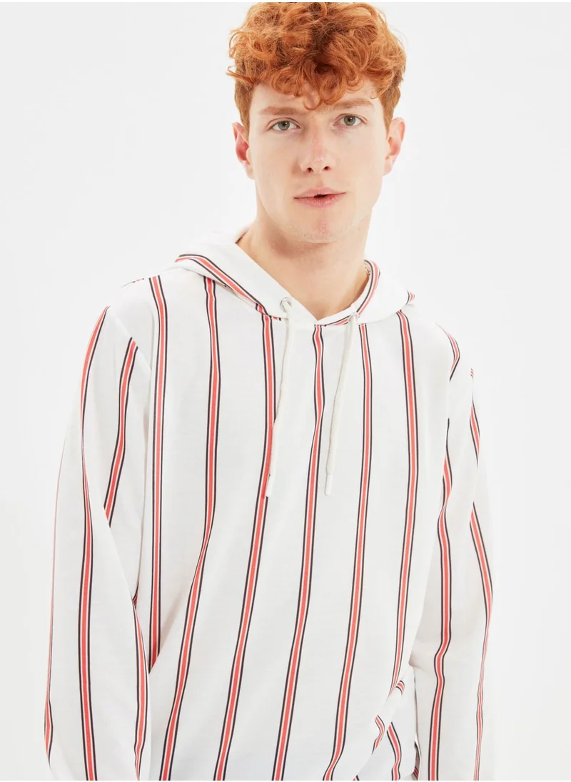 trendyol Striped Hoodie