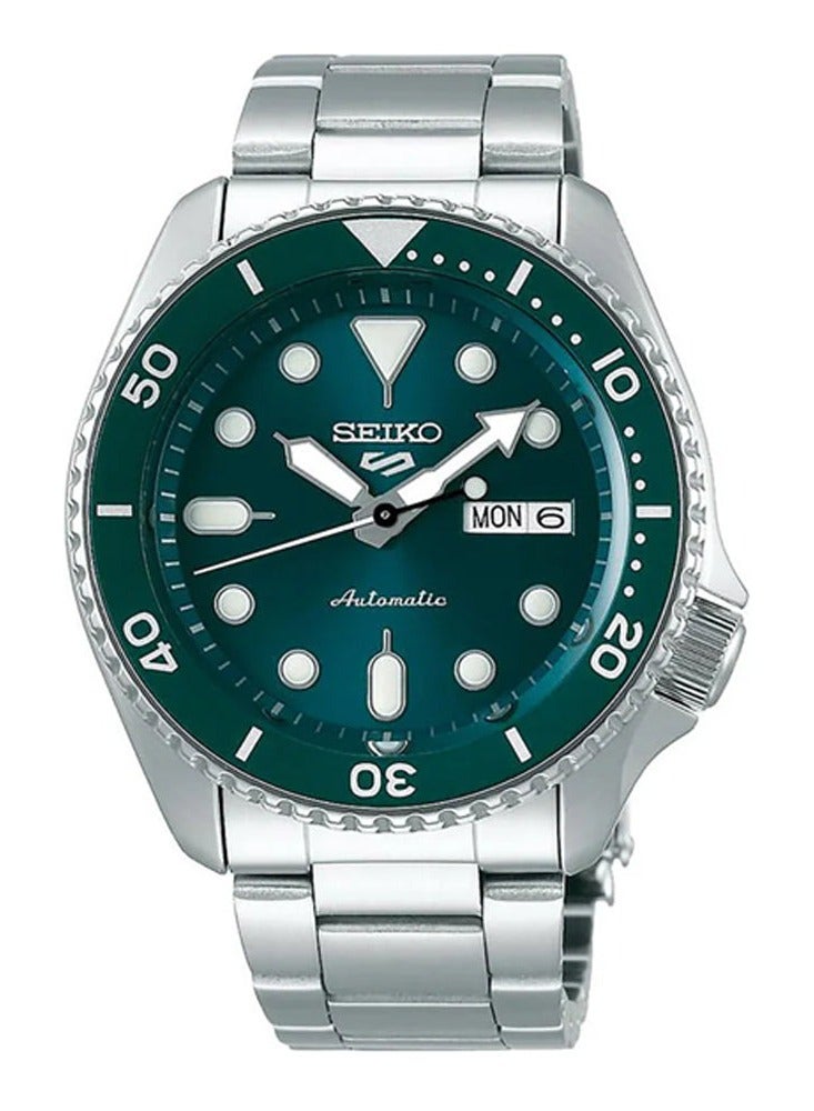 Seiko 5 SRPD61K1 Sports Automatic Green Stainless Steel Men’s Watch - Image 2