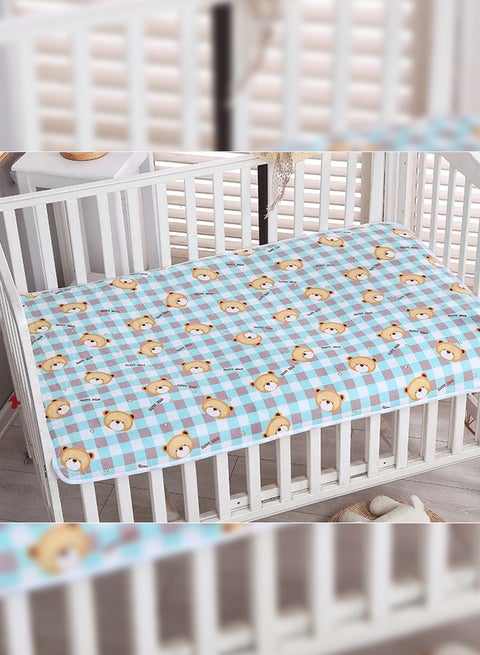 2PCS Baby Waterproof Diaper Changing Urine Absorbent Mat Baby Nappy Changing Pad Soft Reusable Washable Mattress Pad 70*90CM