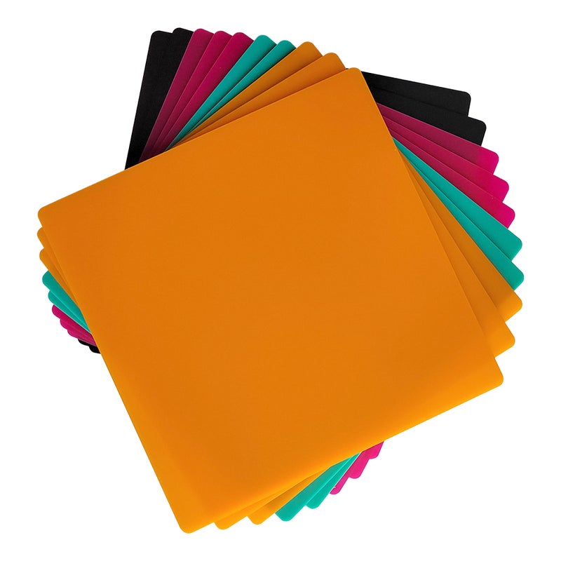 Creality 10pcs Colored Matte Acrylic Sheets 8x8inch 1/8 Thick Suitable for CO2 engravers and Falcon Series Falcon2/Falcon Pro Engraving Machine DIY Projects 3D Printing Models Crafts - Image 1