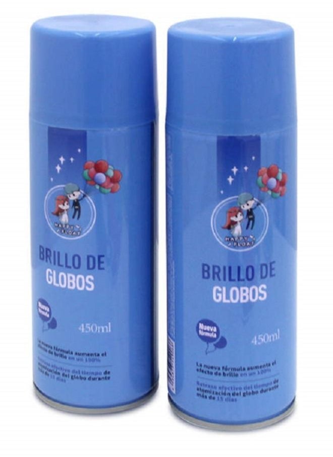 Intag - Balloon Brightener Shine Polisher Spray Keeps Latex Balloons Looking Shiny 450ML - Image 1