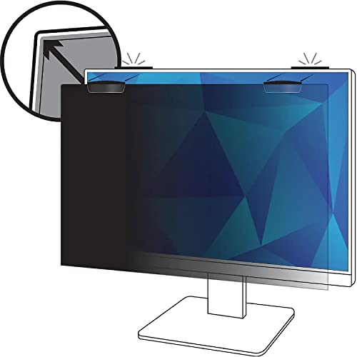 3M Privacy Filter for 24in Full Screen Monitor with 3M Comply Magnetic Attach, 16:9 (PF240W9EM) - Image 1