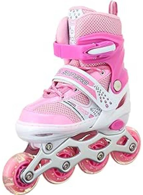 TRANS patinage 1 ROW -BINK -MEDIAM - SIZE