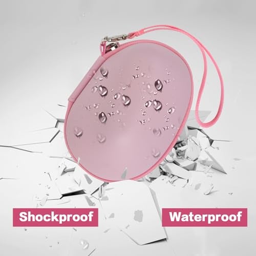 ANKHOH Case for Logitech Lift Vertical Ergonomic Mouse, Travel Carrying Holder Storage Box for Logi Wireless Bluetooth Cordless Upright Mouse - Bag Only (Pink) - Image 4