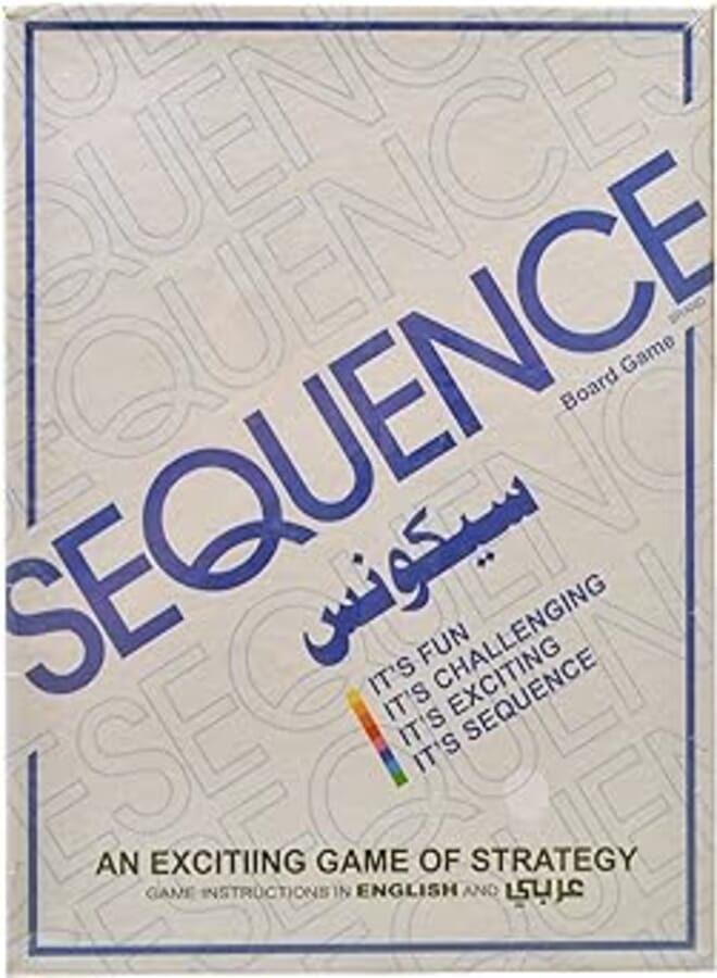 OR Sequence Board Game English and arabic For Unisex, Multi Color
