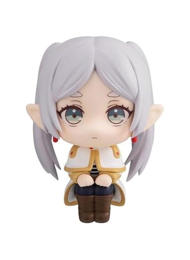 Generic - Anime Figure Frieren Look Up Figure, 11cm Mini Frieren Cake Topper Sitting Pose Figure Model Statue Desktop Decoration Handmade Collectible Gifts for Fans - Image 1