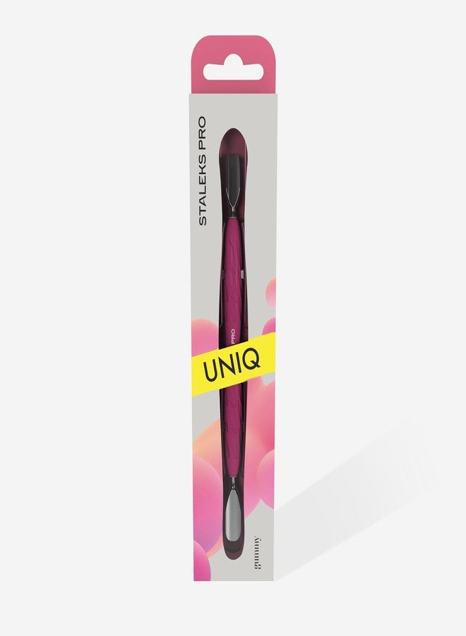 ستالكس برو أداة دفع الأظافر STALEKS PRO المطاطية بمقبض سيليكون UNIQ 10 TYPE 1 (أداة دفع عريضة مستديرة وأداة دفع ضيقة مستديرة) - Image 3