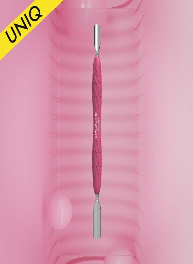 ستالكس برو أداة دفع الأظافر STALEKS PRO المطاطية بمقبض سيليكون UNIQ 10 TYPE 1 (أداة دفع عريضة مستديرة وأداة دفع ضيقة مستديرة) - Image 2